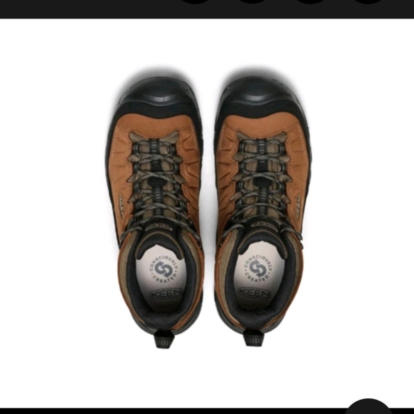 Keen Men’s Targhee IV Waterproof Hiking Boot - Bison Black - Picture 6 of 7